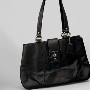 SOLD Coach Soho East West Tote Black